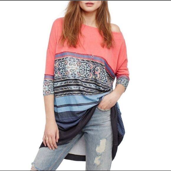 Free People Steppin’ Out Tunic Top/Dress - Picture 1 of 8